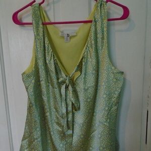 Allegory XXL Sleeveless Blouse with Tie